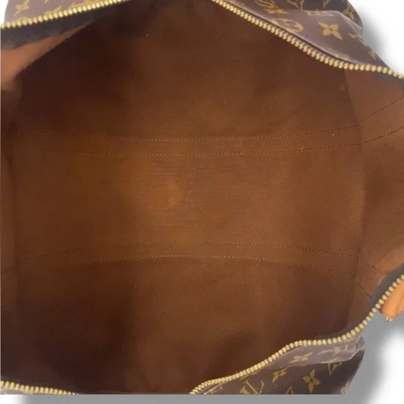 Vintage Louis Vuitton Keepall 50 Monogram Bag 1990 w/ Lock, Key, Tag & Dust Bag - Picture 11 of 16